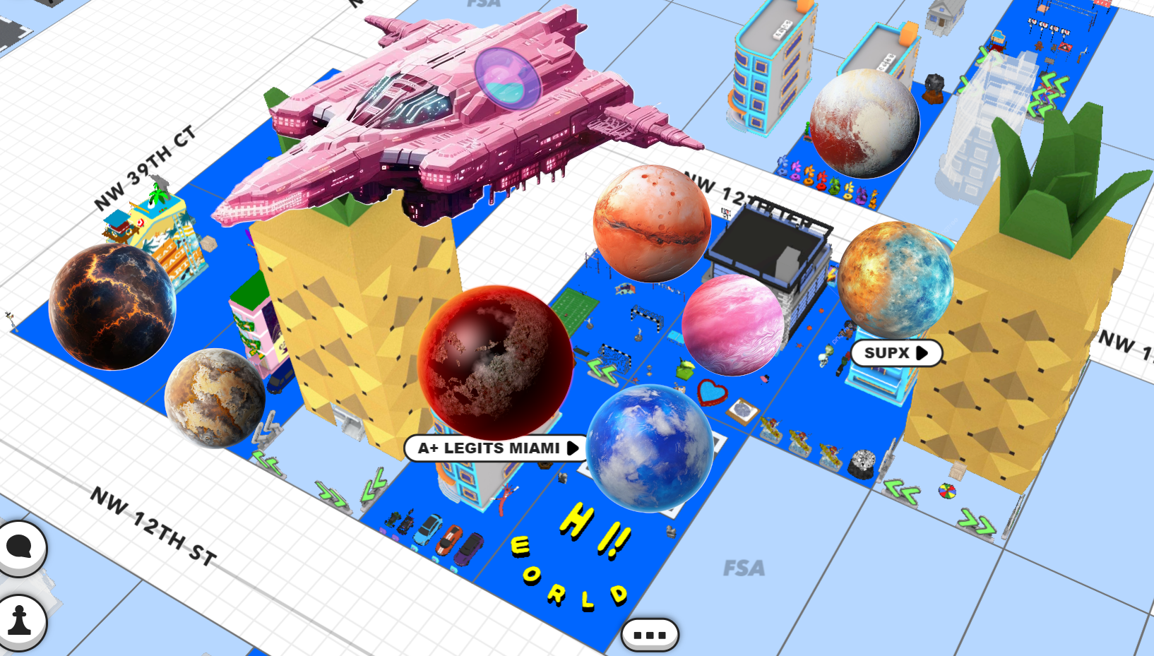 Spark Quest SUPX Extreme Planet Galaxy Map